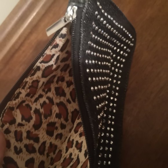 Black denim clutch - Picture 7 of 8